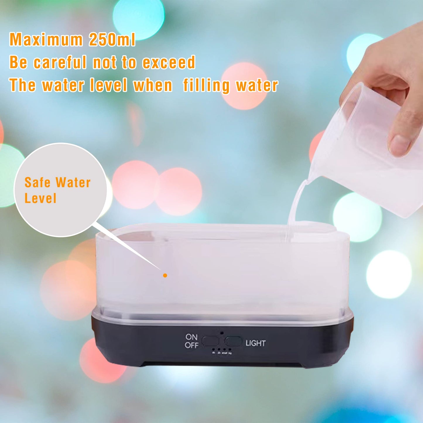 Christmas snowflake humidifier with colorful LED lights. Best Christmas Find