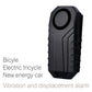 Elecpow Bike Alarm Remote Control Waterproof Electric Bicycle Motorcycle Anti-Theft Alarm Vibration Sensor
