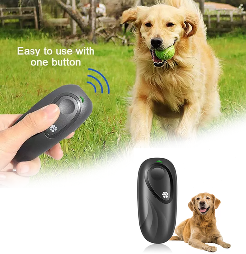 Ultrasonic Dog Repeller & Training Device – Handheld Anti-Bark Deterrent for Safe Pet Training