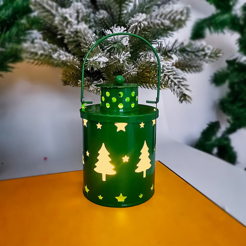 Nordic-style LED candle lanterns with soft flickering light. Cozy Christmas and holiday decor electric Candles