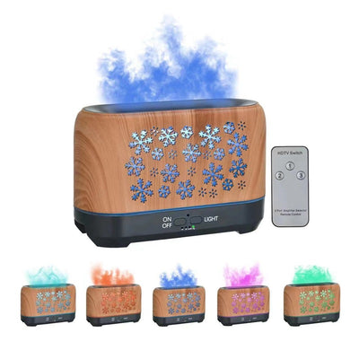 Christmas snowflake humidifier with colorful LED lights. Best Christmas Find