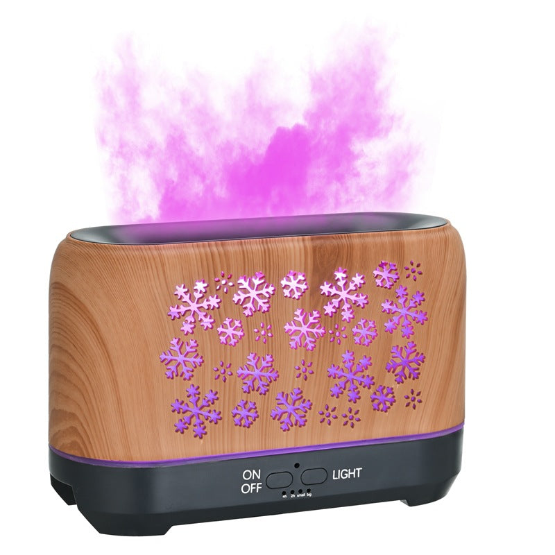 Christmas snowflake humidifier with colorful LED lights. Best Christmas Find