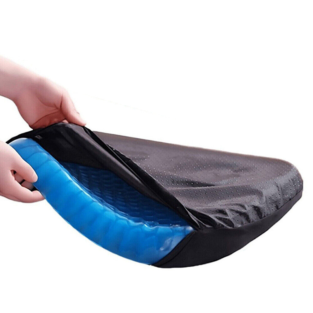 Honeycomb Breathable Gel Seat Cushion Double Thick Egg Sitting Pad Mat Non-Slip