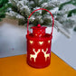 Nordic-style LED candle lanterns with soft flickering light. Cozy Christmas and holiday decor electric Candles