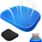 Honeycomb Breathable Gel Seat Cushion Double Thick Egg Sitting Pad Mat Non-Slip